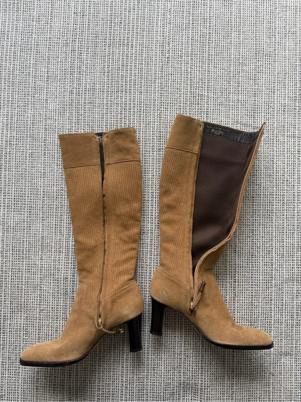 Lauren Ralph Lauren Davida Suede Corduroy Tall Boots Women’s Size 5.5